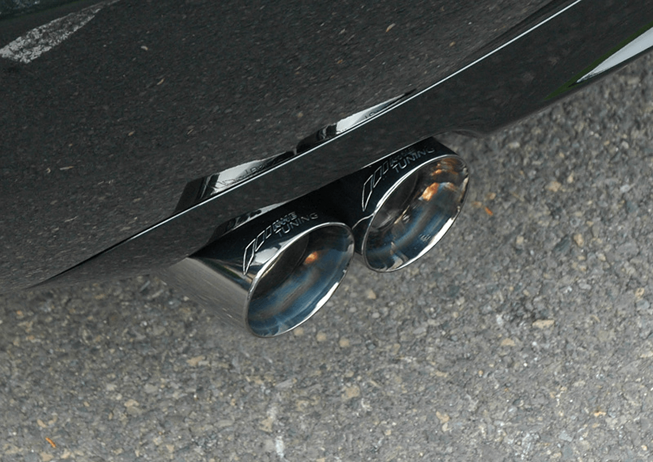 AWE Touring Edition Exhaust for Audi B7 S4 - Diamond Black Tips - Apollo Off-Road