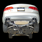 AWE Touring Edition Exhaust for Audi B8 S4 3.0T - Chrome Silver Tips (102mm) - Apollo Off-Road