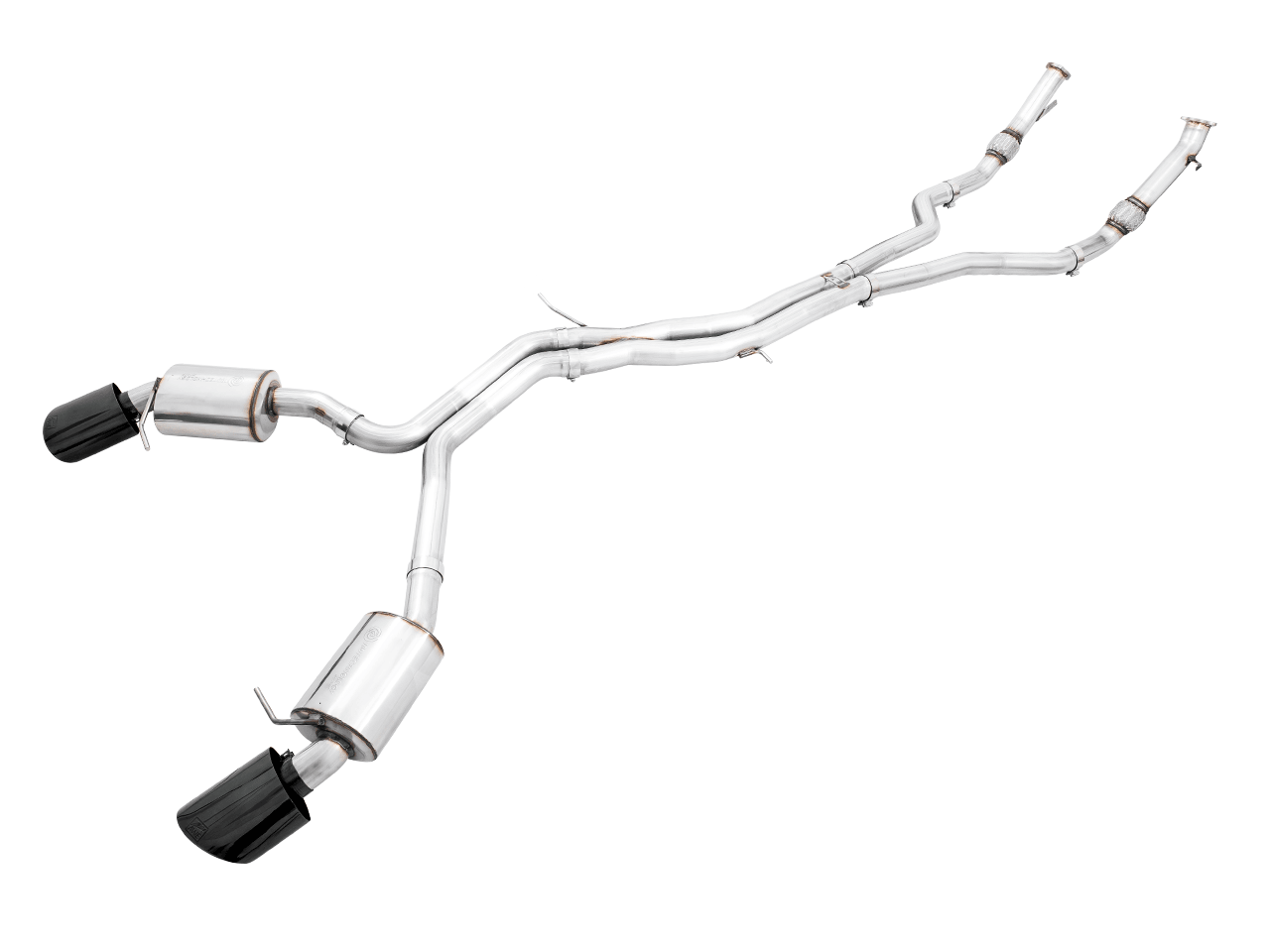 AWE Touring Edition Exhaust for Audi B9.5 RS 5 Sportback - Diamond Black RS-style Tips - Apollo Off-Road