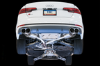AWE Touring Edition Exhaust for Audi B9 S4 - Chrome Silver 102mm Tips - Apollo Off-Road