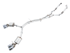 AWE Touring Edition Exhaust for Audi B9 S4 - Chrome Silver 102mm Tips - Apollo Off-Road