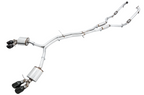 AWE Touring Edition Exhaust for Audi B9 S4 - Diamond Black 102mm Tips - Apollo Off-Road
