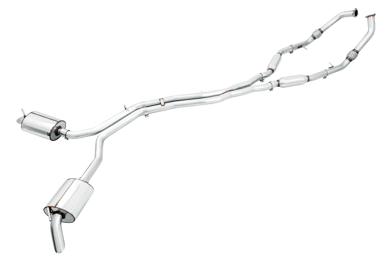 AWE Touring Edition Exhaust for Audi B9 SQ5 - Non-Resonated - No Tips (Turn Downs) - Apollo Off-Road