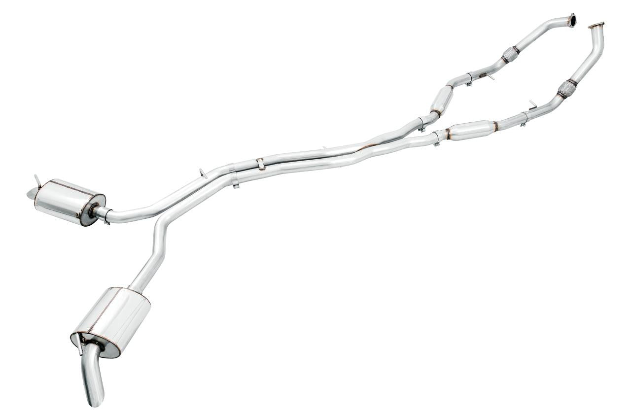 AWE Touring Edition Exhaust for Audi B9 SQ5 - Resonated - No Tips (Turn Downs) - Apollo Off-Road