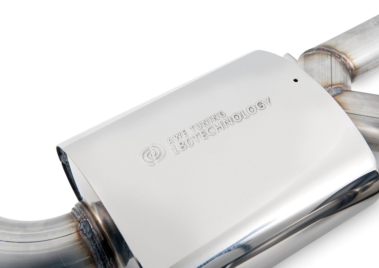 AWE Touring Edition Exhaust for Audi C7.5 A6 3.0T - Quad Outlet, Chrome Silver Tips - Apollo Off-Road