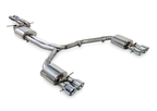 AWE Touring Edition Exhaust for Audi C7.5 A6 3.0T - Quad Outlet, Chrome Silver Tips - Apollo Off-Road