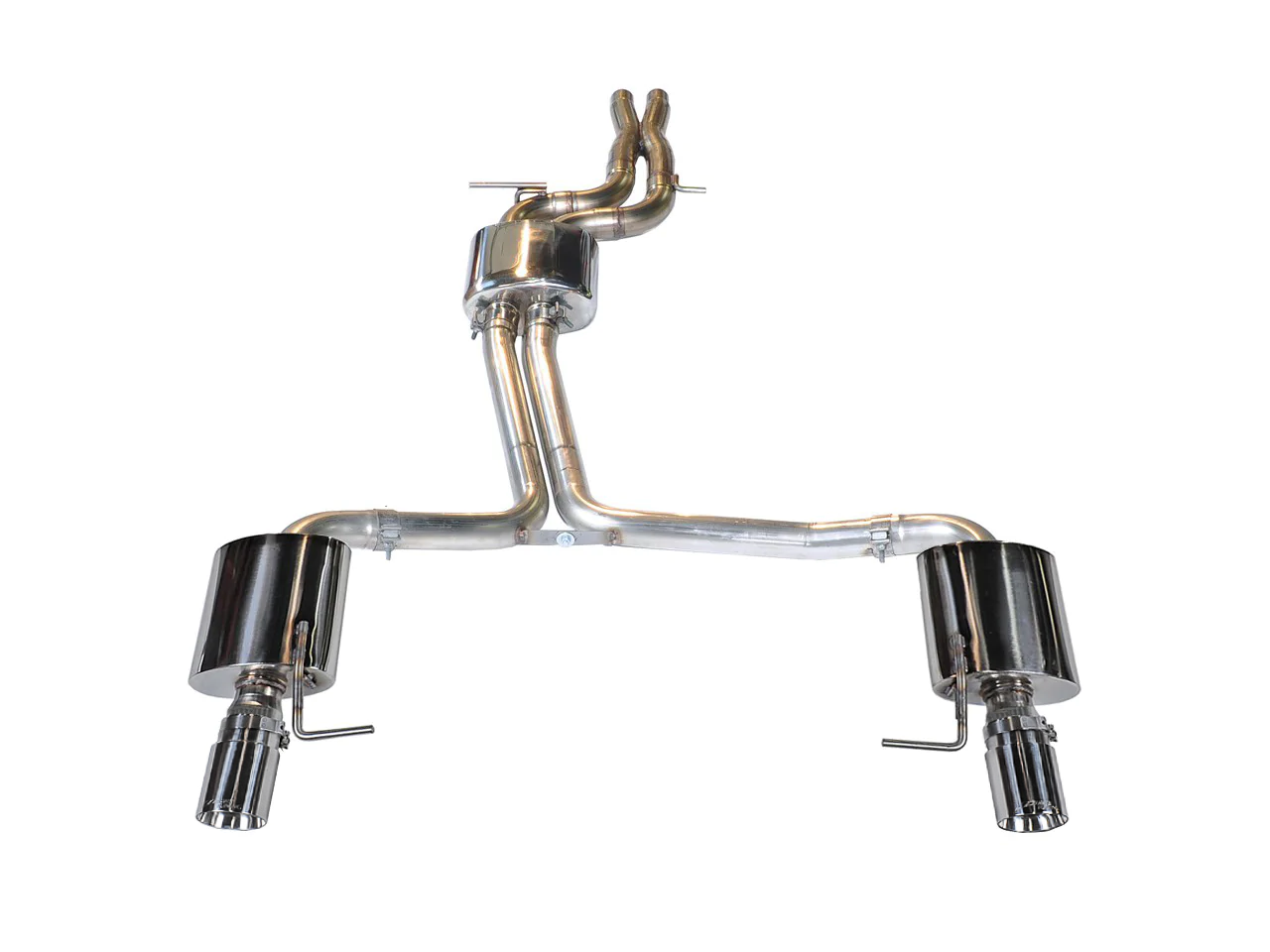 AWE Touring Edition Exhaust for Audi C7 A6 3.0T - Dual Outlet, Chrome Silver Tips - Apollo Off-Road