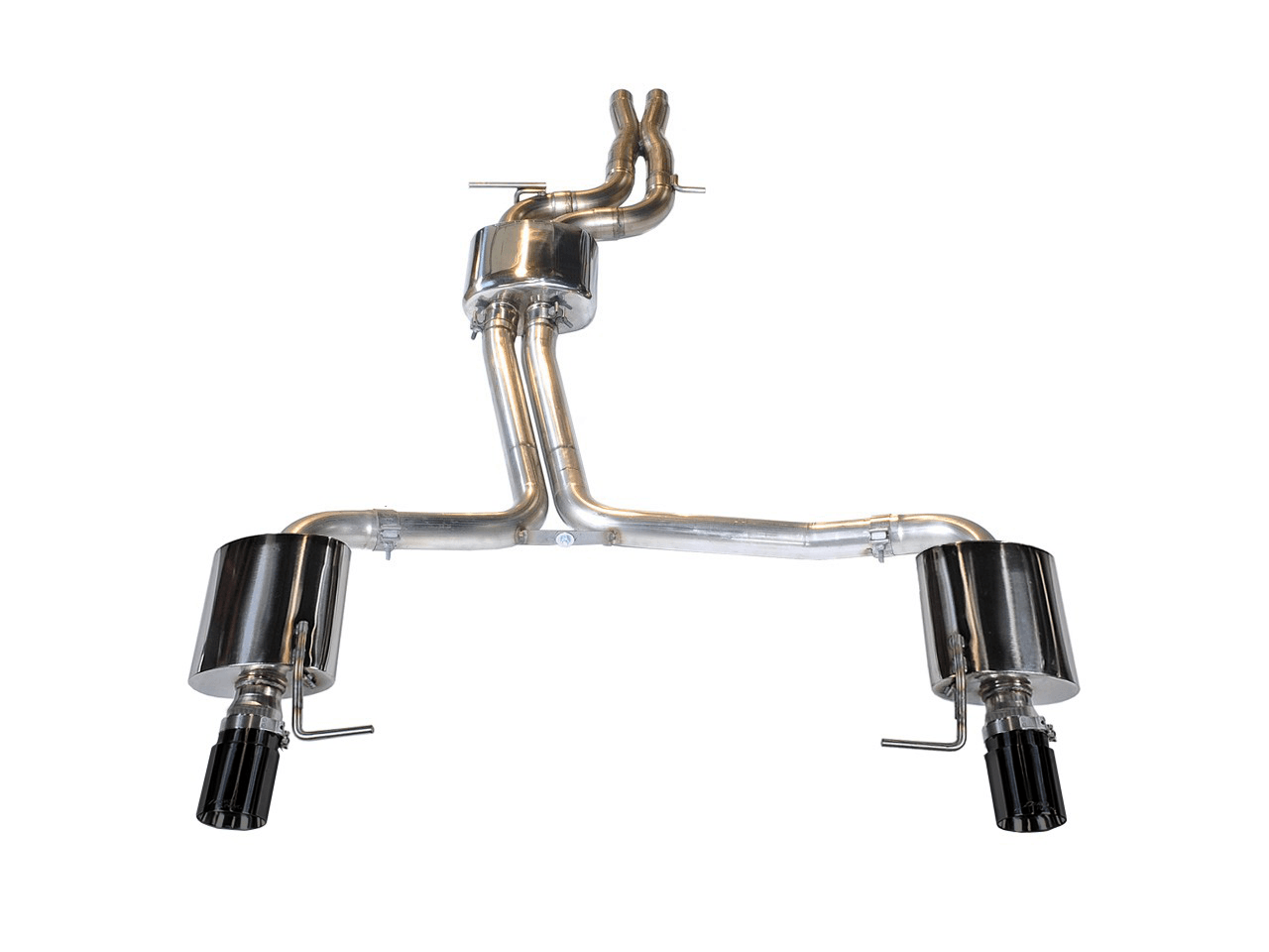 AWE Touring Edition Exhaust for Audi C7 A7 3.0T - Dual Outlet, Diamond Black Tips - Apollo Off-Road