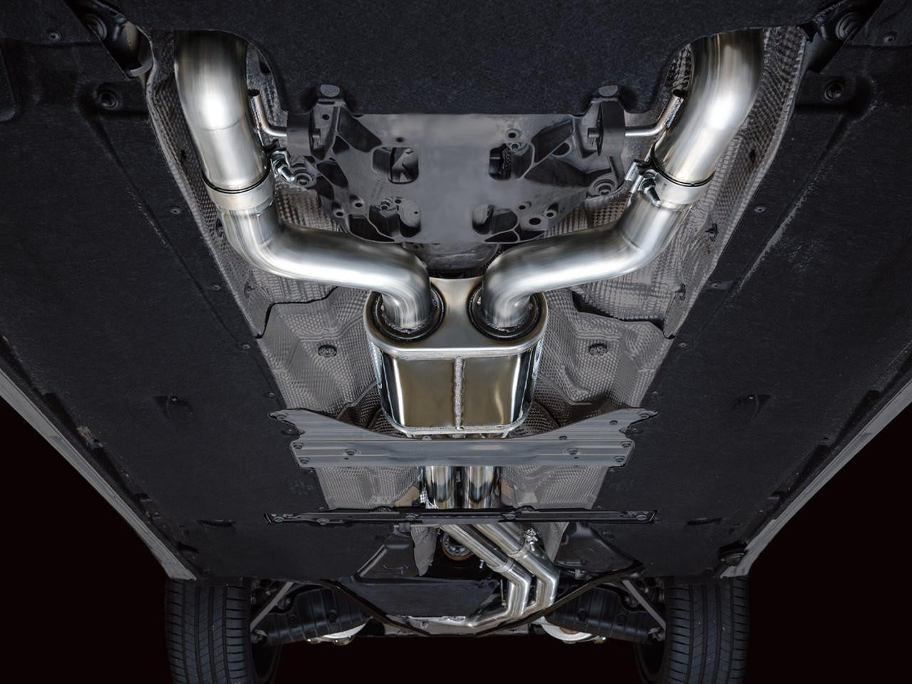 AWE Touring Edition Exhaust for Audi C8 S6-S7 - Chrome Silver Tips - Apollo Off-Road