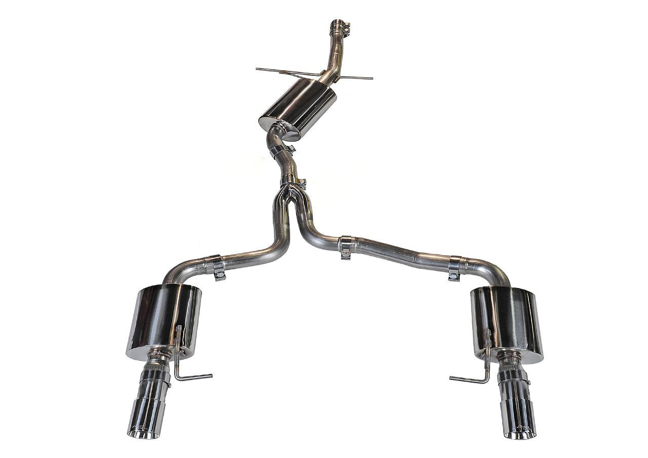 AWE Touring Edition Exhaust for B8.5 Allroad - Dual Outlet, Diamond Black Tips - Apollo Off-Road