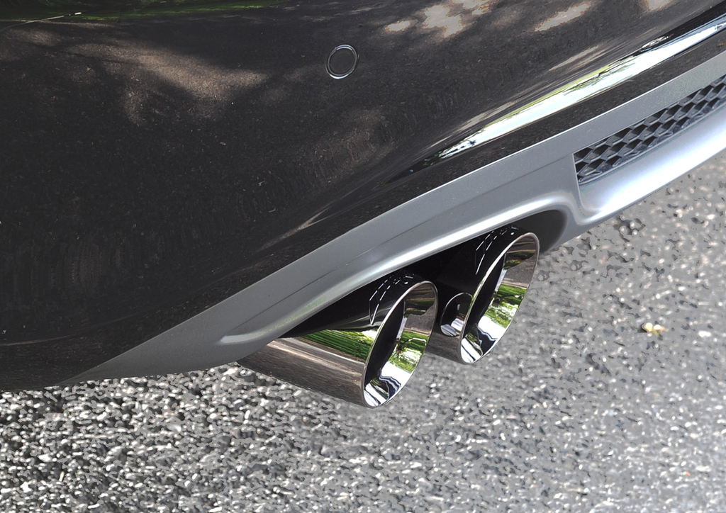 AWE Touring Edition Exhaust for B8 A4 2.0T - Single Side, Chrome Silver Tips - Apollo Off-Road