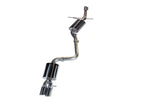 AWE Touring Edition Exhaust for B8 A4 2.0T - Single Side, Diamond Black Tips - Apollo Off-Road