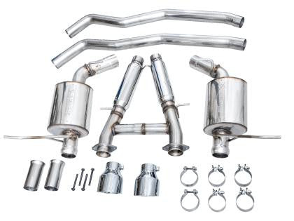 AWE Touring Edition Exhaust for Dodge Durango 6.4 - 6.2 SC - Chrome Silver Tips - Apollo Off-Road