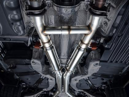 AWE Touring Edition Exhaust for Dodge Durango 6.4 - 6.2 SC - Chrome Silver Tips - Apollo Off-Road