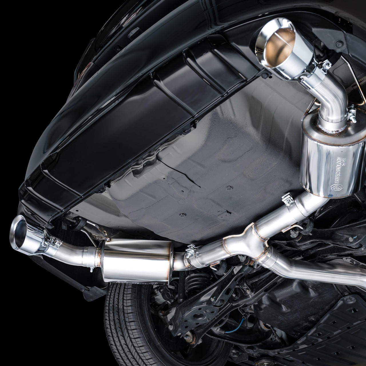 AWE Touring Edition Exhaust for FE1 Civic Si-DE4 Acura Integra - Chrome Silver Tips - Apollo Off-Road