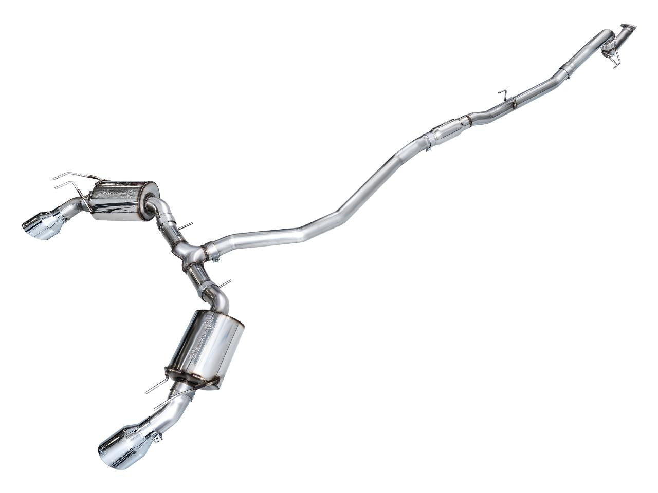 AWE Touring Edition Exhaust for FE1 Civic Si-DE4 Acura Integra - Chrome Silver Tips - Apollo Off-Road