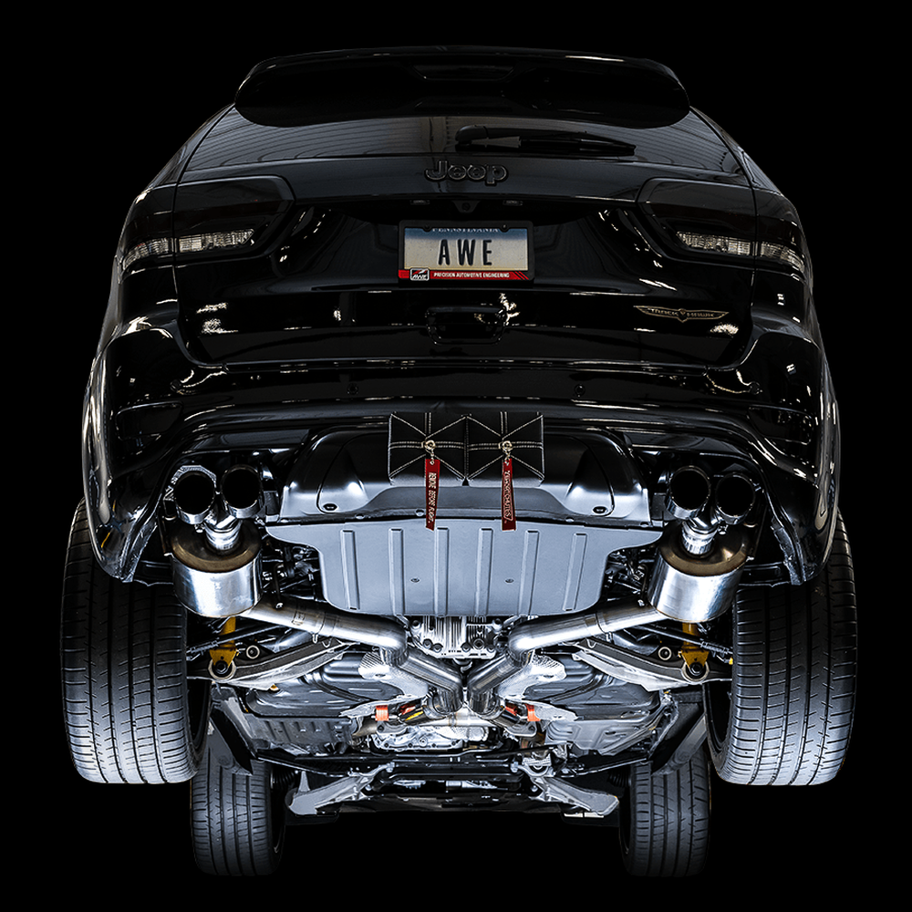 AWE Touring Edition Exhaust for Jeep Grand Cherokee SRT and Trackhawk - for use with stock tips - Apollo Off-Road