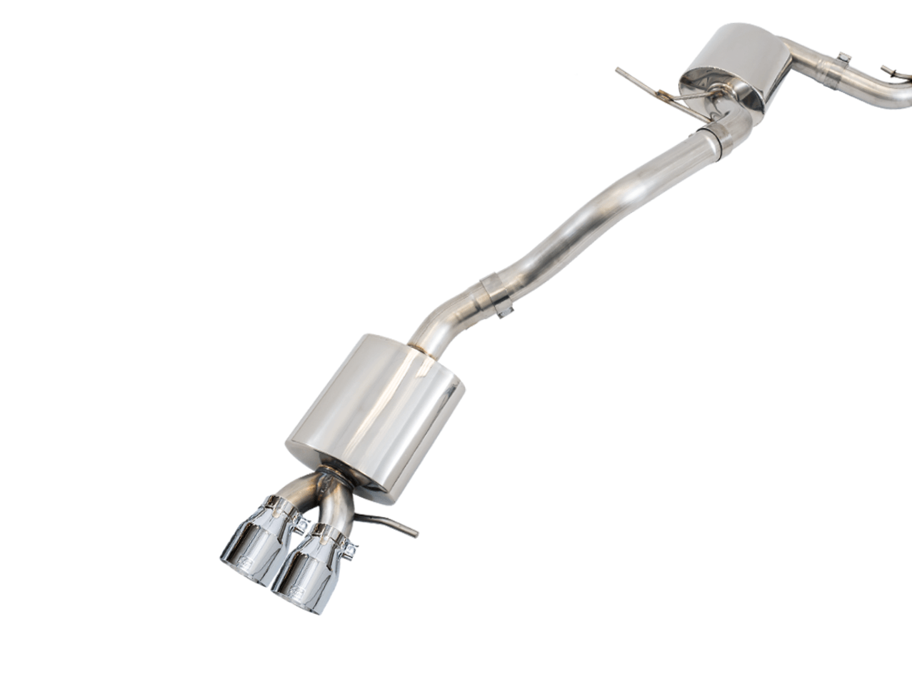 AWE Touring Edition Exhaust for MK6 Jetta 1.4T - Chrome Silver Tips - Apollo Off-Road