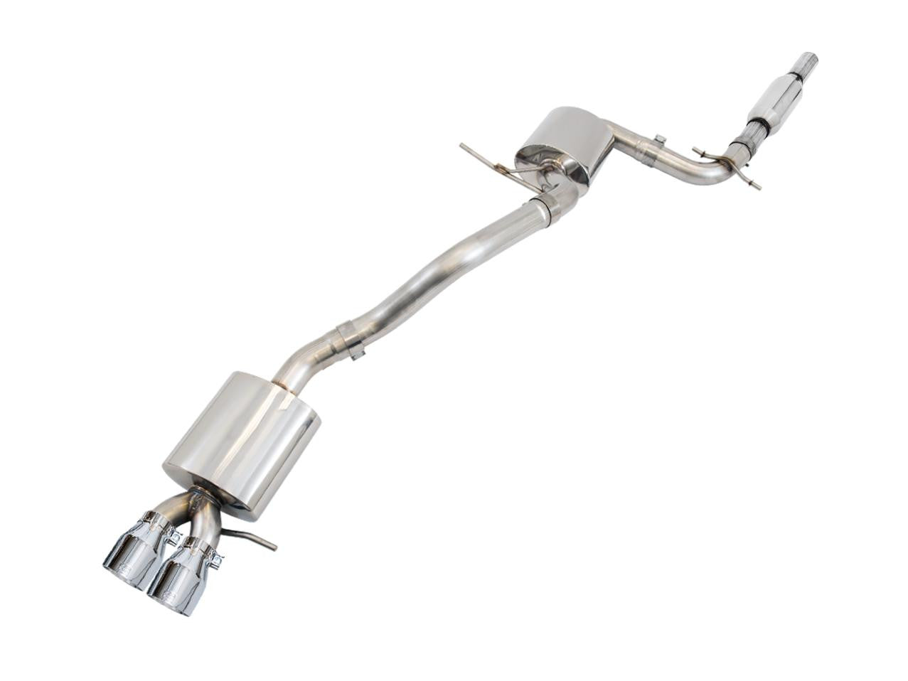 AWE Touring Edition Exhaust for MK6 Jetta 2.5L - Chrome Silver Tips - Apollo Off-Road