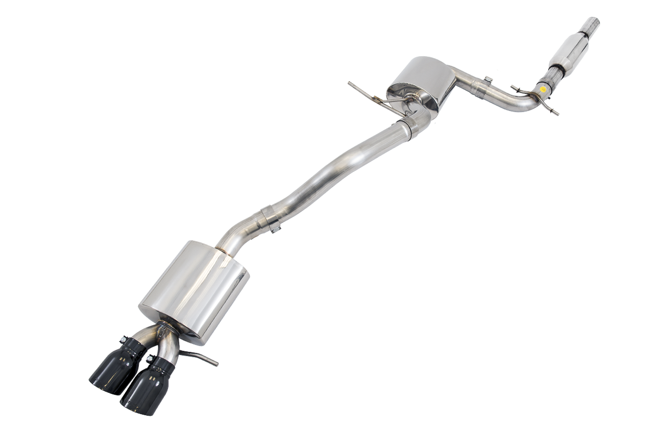 AWE Touring Edition Exhaust for MK6 Jetta 2.5L - Diamond Black Tips - Apollo Off-Road
