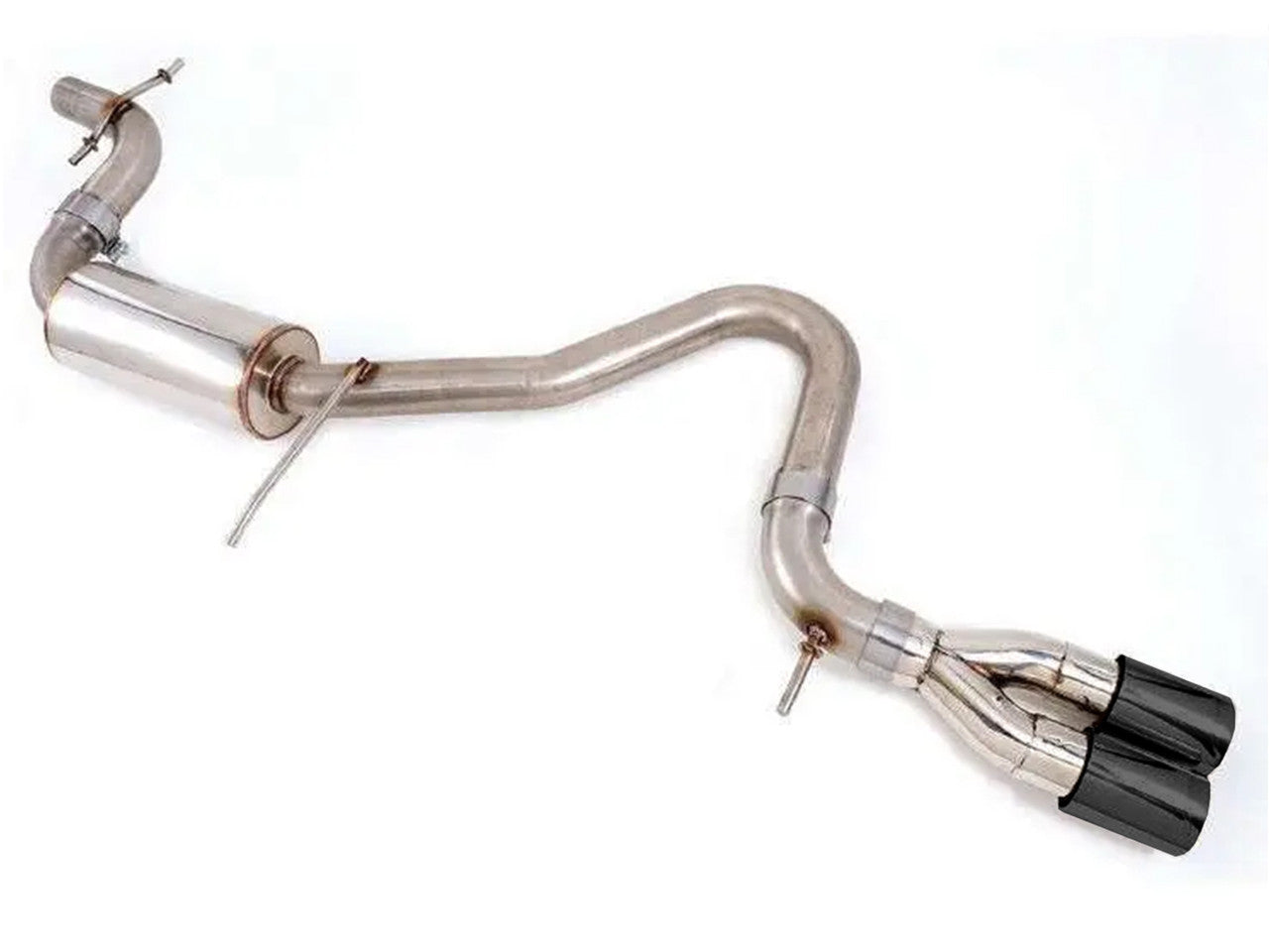 AWE Touring Edition Exhaust for MK6 Jetta TDI - Diamond Black Tips - Apollo Off-Road