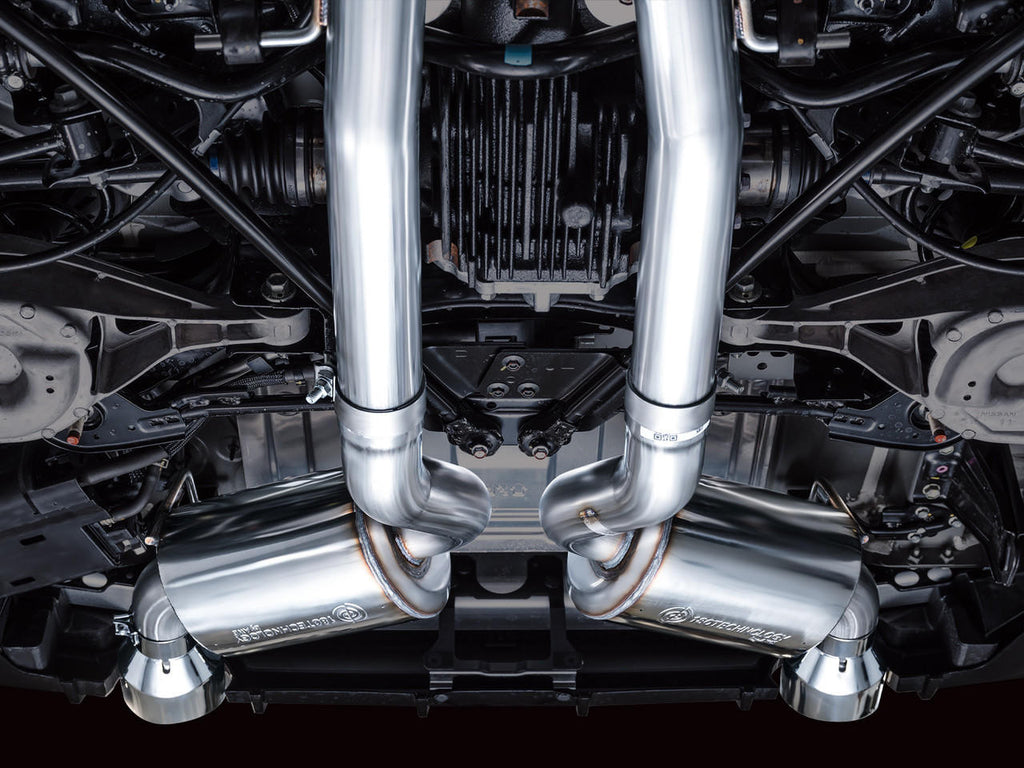 AWE Touring Edition Exhaust for Nissan Z - Chrome Silver Tips - Apollo Off-Road