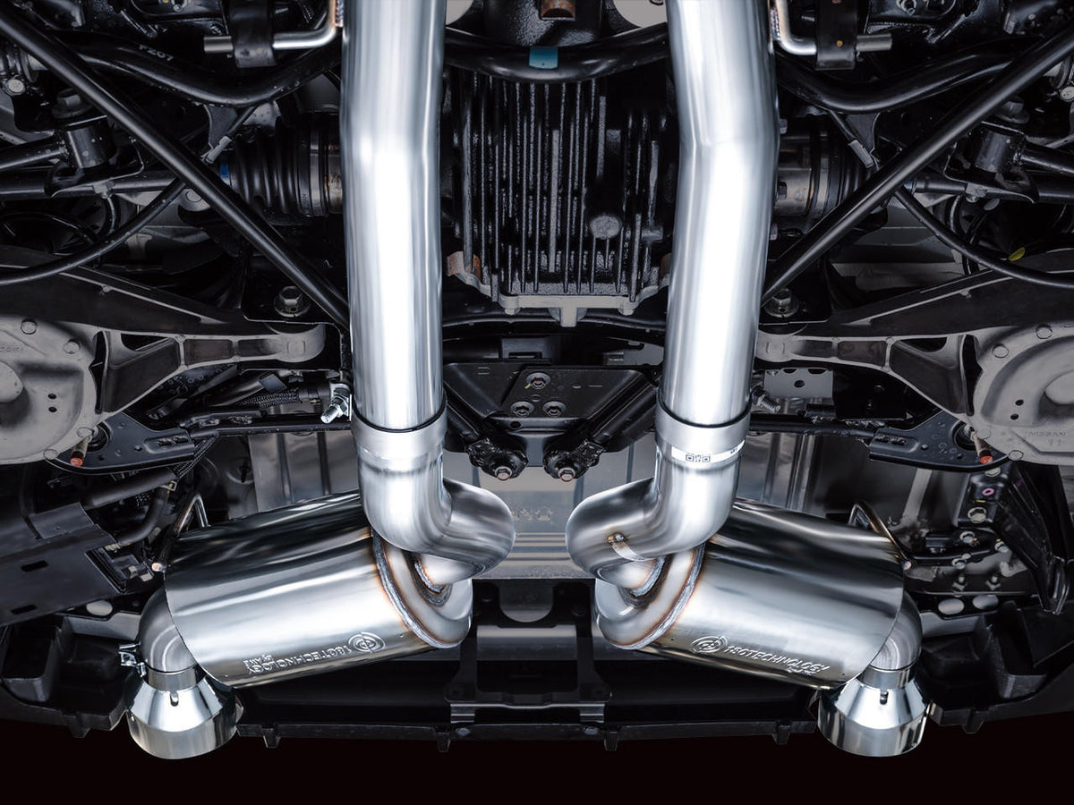 AWE Touring Edition Exhaust for Nissan Z - Chrome Silver Tips - Apollo Off-Road