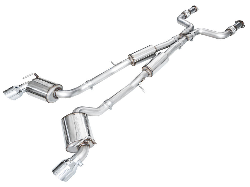 AWE Touring Edition Exhaust for Nissan Z - Chrome Silver Tips - Apollo Off-Road