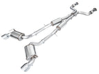 AWE Touring Edition Exhaust for Nissan Z - Chrome Silver Tips - Apollo Off-Road