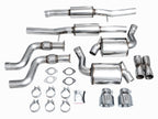 AWE Touring Edition Exhaust for Nissan Z - Chrome Silver Tips - Apollo Off-Road