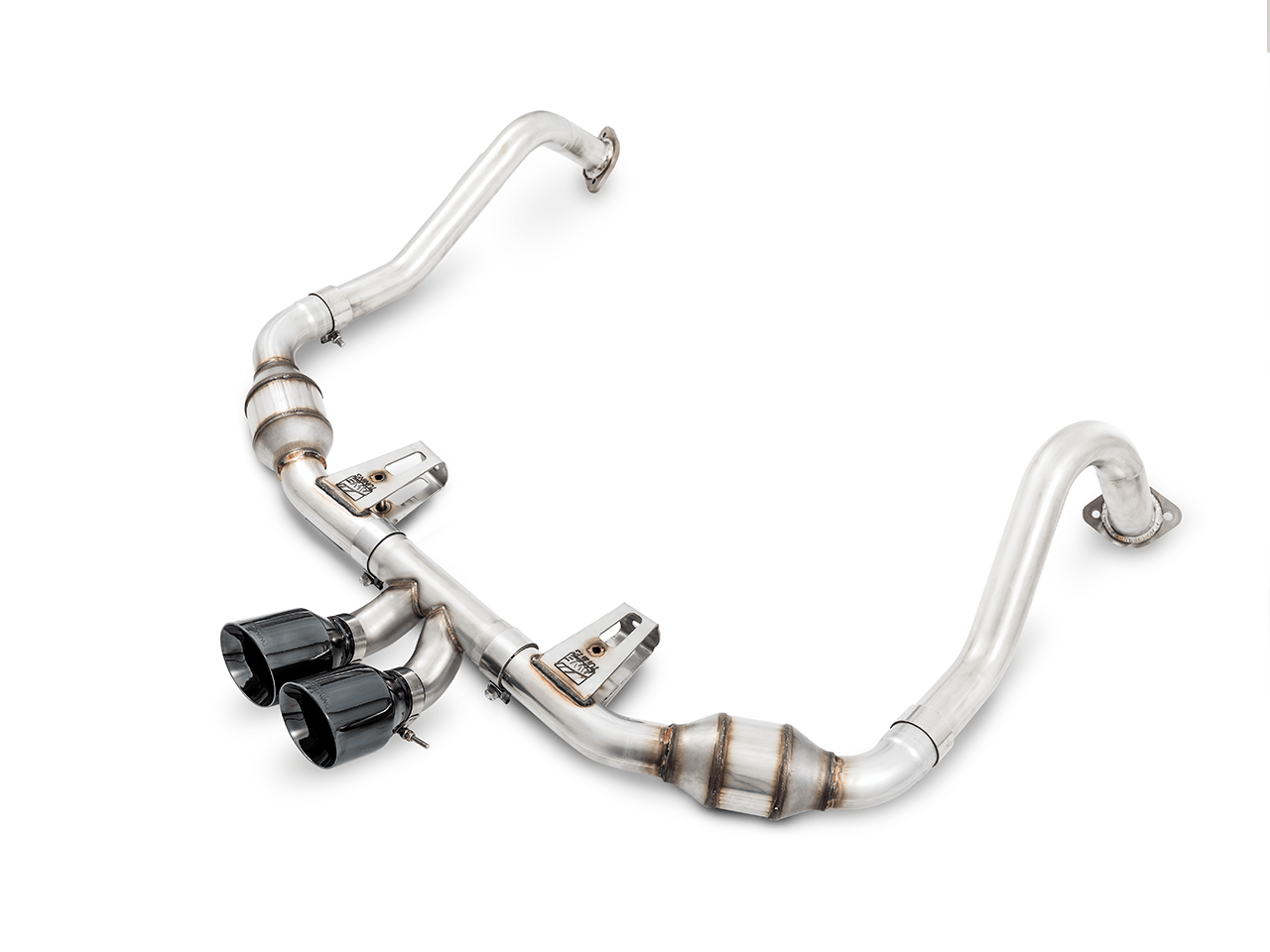 AWE Touring Edition Exhaust for Porsche 718 Boxster - Cayman - Diamond Black Tips - Apollo Off-Road