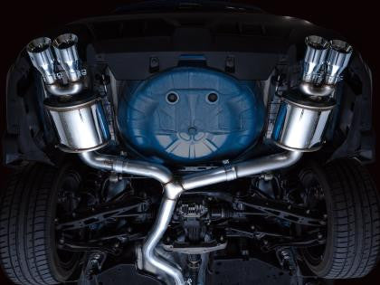 AWE Touring Edition Exhaust for VB Subaru WRX - Chrome Silver Tips - Apollo Off-Road