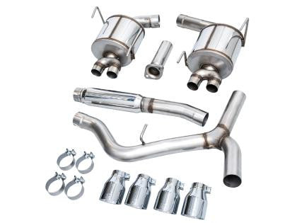 AWE Touring Edition Exhaust for VB Subaru WRX - Chrome Silver Tips - Apollo Off-Road