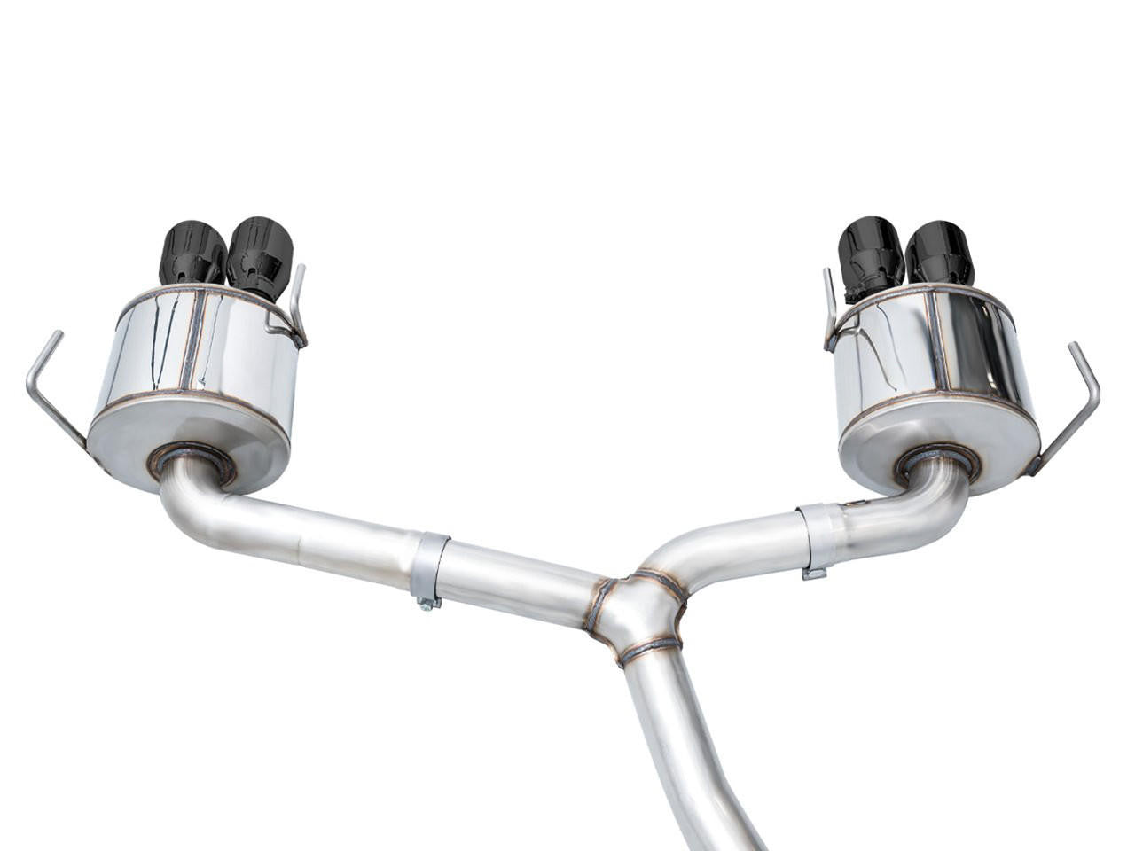 AWE Touring Edition Exhaust for VB Subaru WRX - Diamond Black Tips - Apollo Off-Road