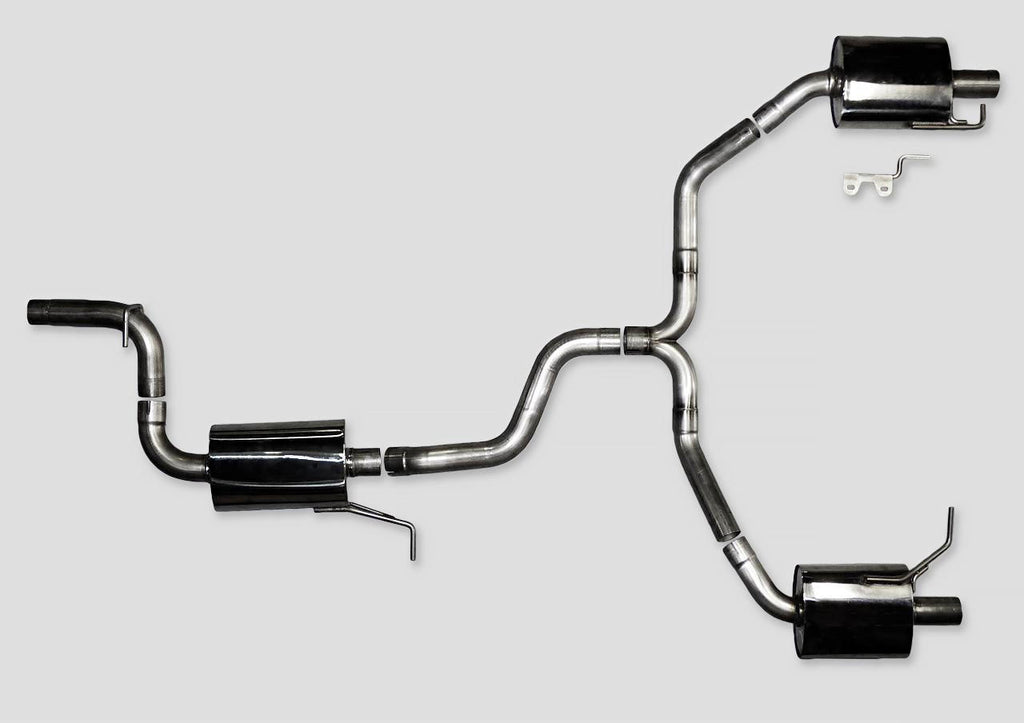 AWE Touring Edition Exhaust for VW CC 2.0T - Dual Outlet - Diamond Black Tips - Apollo Off-Road