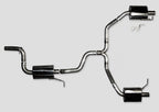 AWE Touring Edition Exhaust for VW CC 2.0T - Dual Outlet - Diamond Black Tips - Apollo Off-Road