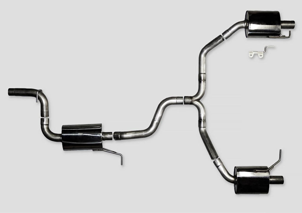 AWE Touring Edition Exhaust for VW CC 2.0T - Dual Outlet - Diamond Black Tips - Apollo Off-Road