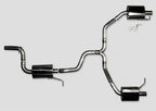 AWE Touring Edition Exhaust for VW CC 2.0T - Dual Outlet - Diamond Black Tips - Apollo Off-Road