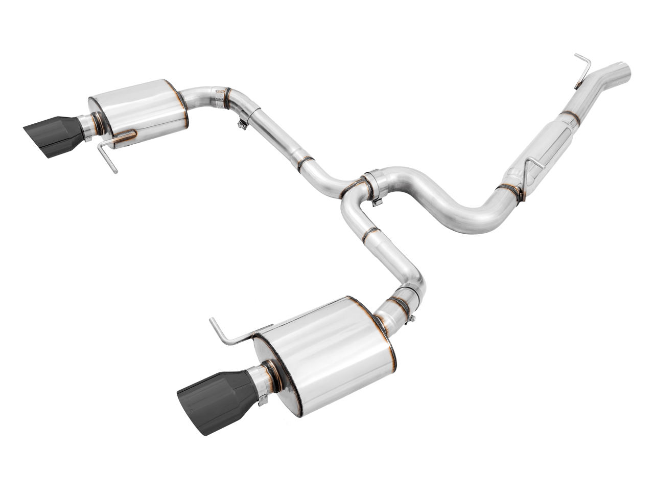 AWE Touring Edition Exhaust for VW Golf Alltrack - Sportwagen 4Motion - Diamond Black Tips - Apollo Off-Road