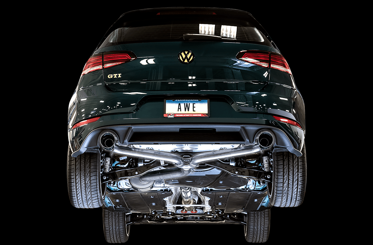 AWE Touring Edition Exhaust for VW MK7.5 GTI - Chrome Silver Tips - Apollo Off-Road