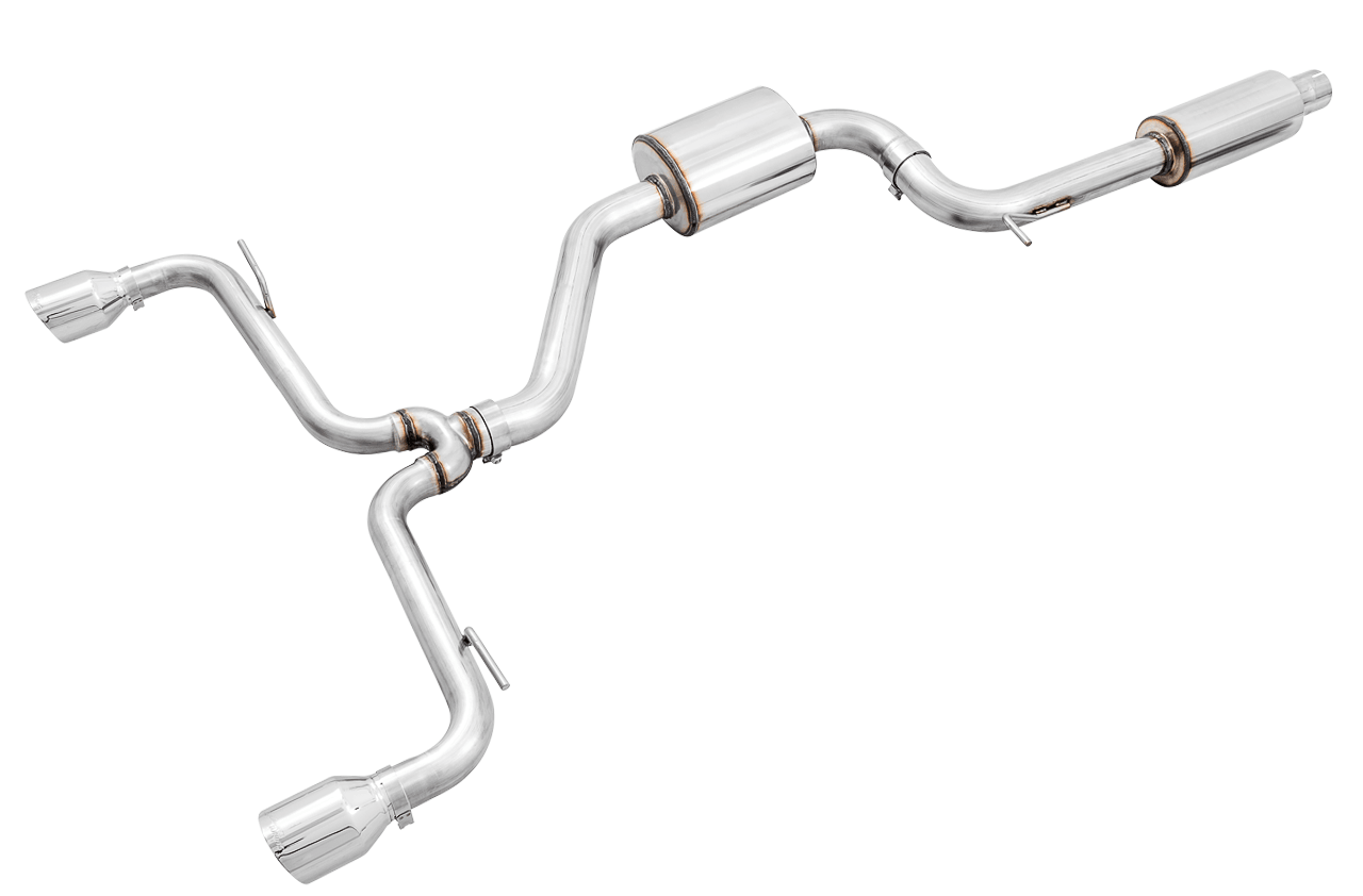 AWE Touring Edition Exhaust for VW MK7.5 GTI - Chrome Silver Tips - Apollo Off-Road