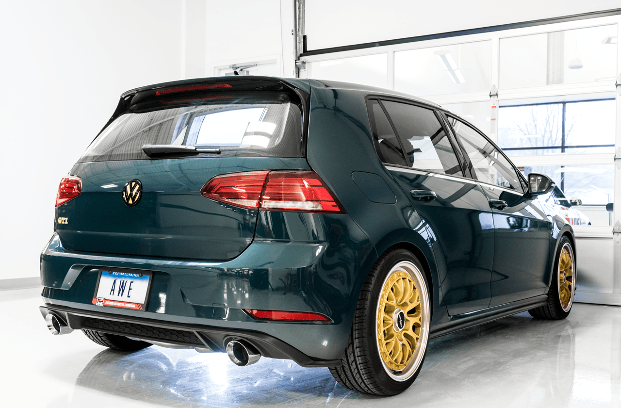 AWE Touring Edition Exhaust for VW MK7.5 GTI - Chrome Silver Tips - Apollo Off-Road