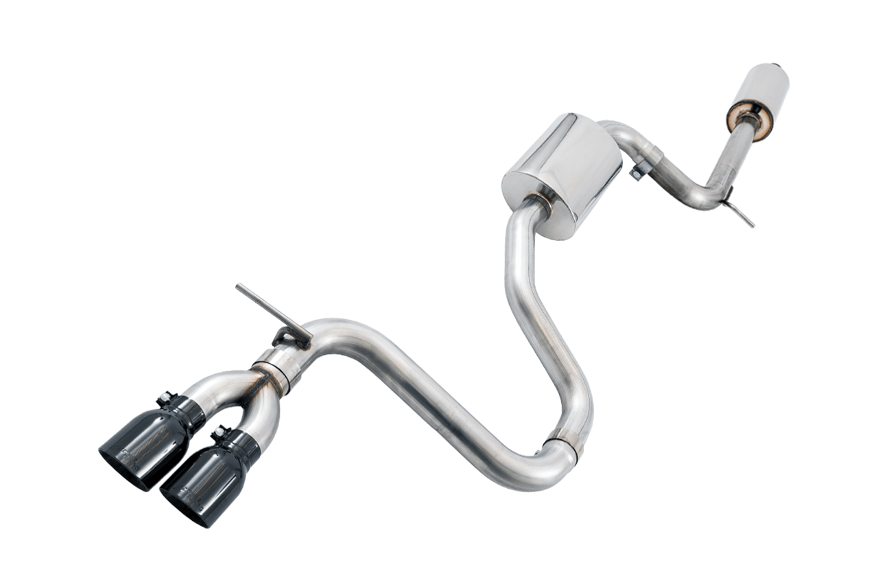 AWE Touring Edition Exhaust for VW MK7 Golf 1.8T - Diamond Black Tips (90mm) - Apollo Off-Road