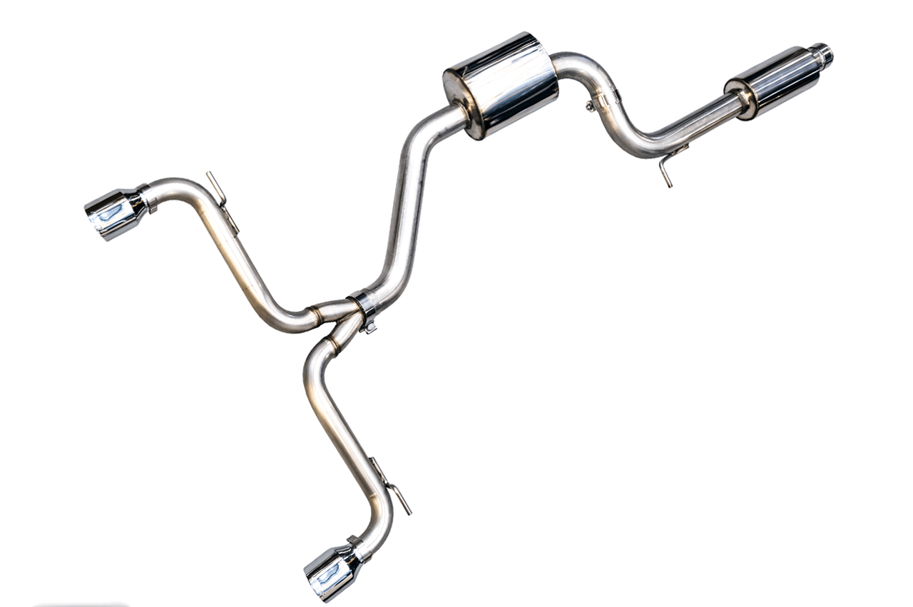 AWE Touring Edition Exhaust for VW MK7 GTI - Chrome Silver Tips - Apollo Off-Road