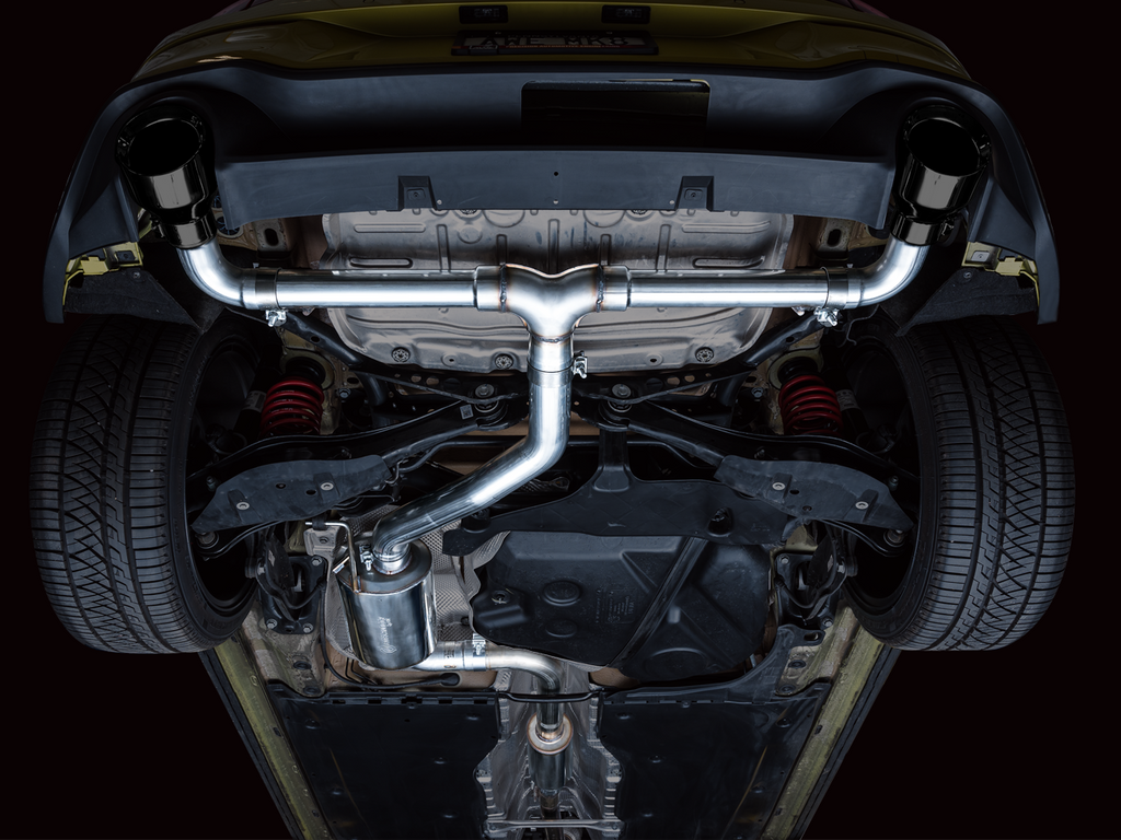 AWE Touring Edition Exhaust for VW MK8 GTI - Diamond Black Tips - Apollo Off-Road