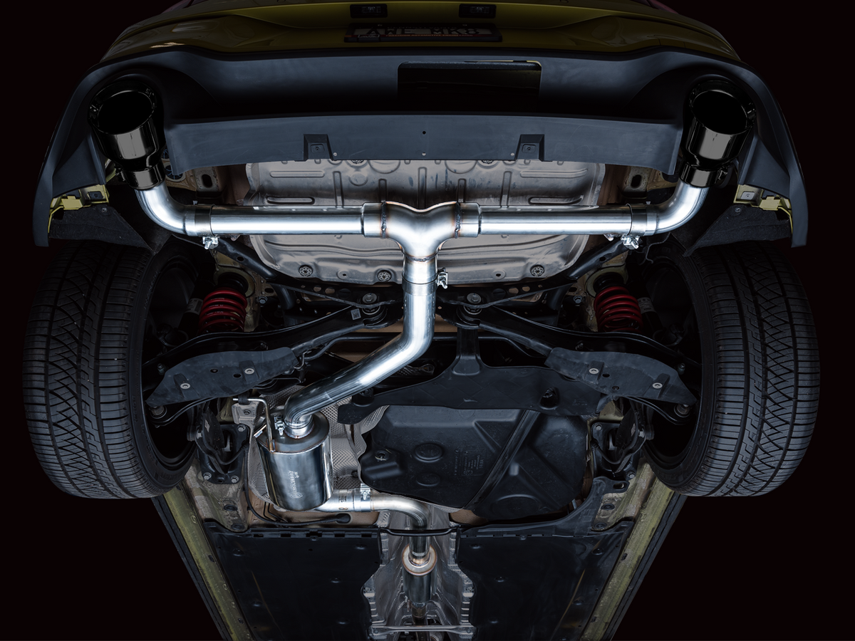 AWE Touring Edition Exhaust for VW MK8 GTI - Diamond Black Tips - Apollo Off-Road