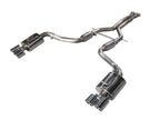 AWE Touring Edition Performance Exhaust System for 970 Panamera Turbo - Chrome Silver Tips - Apollo Off-Road