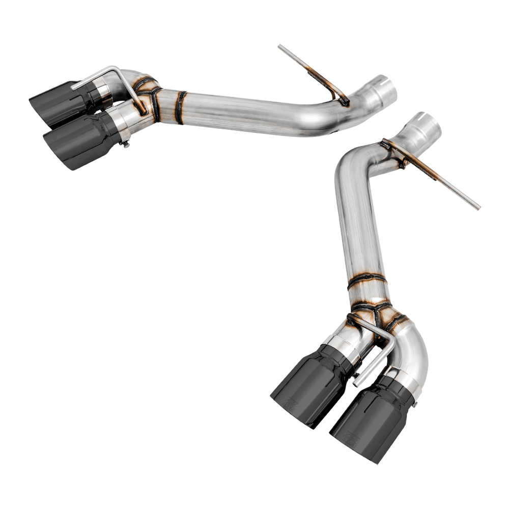 AWE Track Edition Axle-back Exhaust for Gen6 Camaro SS - ZL1 - Diamond Black Tips (Quad Outlet) - Apollo Off-Road