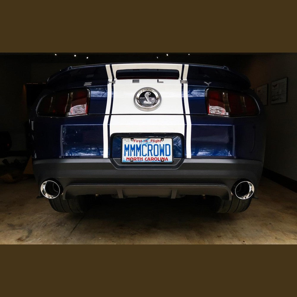 AWE Track Edition Axle-back Exhaust for the S197 Ford Mustang GT - Chrome Silver Tips - Apollo Off-Road