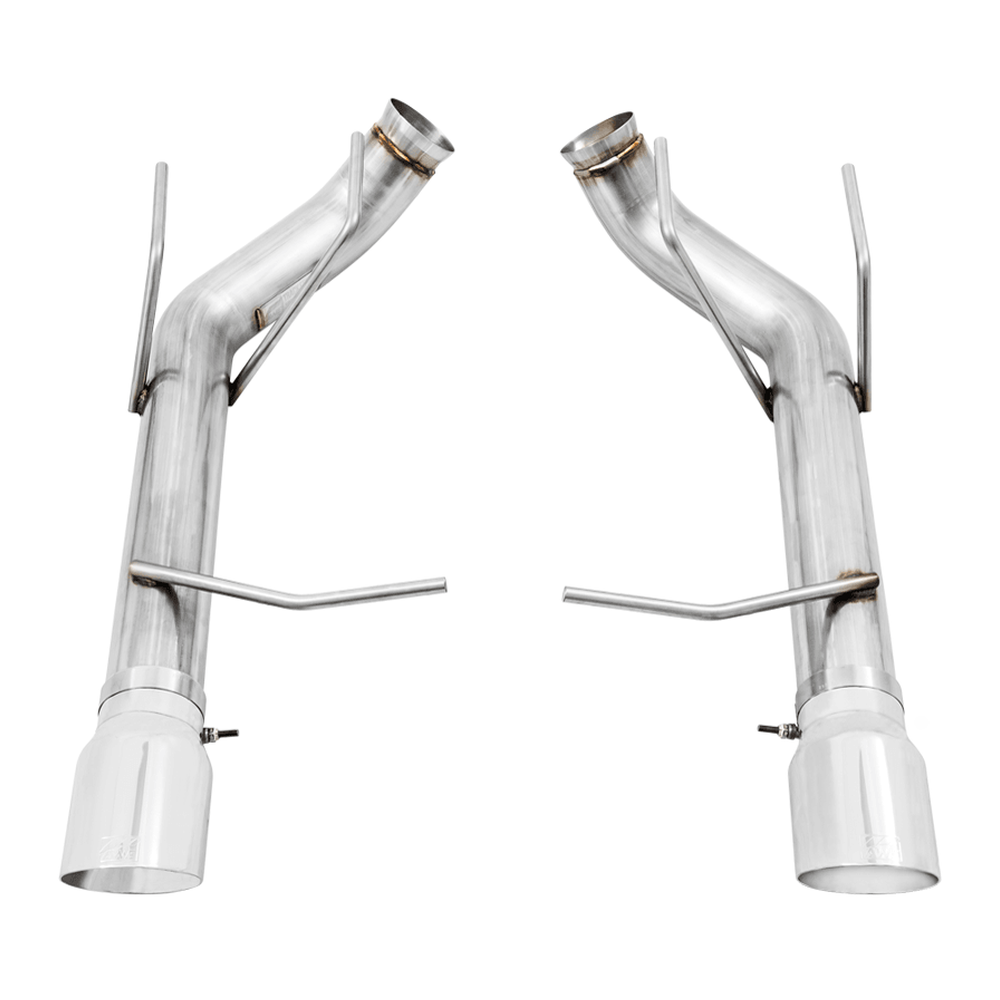 AWE Track Edition Axle-back Exhaust for the S197 Ford Mustang GT - Chrome Silver Tips - Apollo Off-Road